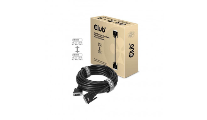 CABLE DVI-D TO DVI-D 10M/M/M CAC-1220 CLUB3D
