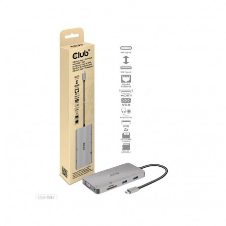 I/O HUB 9IN1 USB-C/CSV-1594 CLUB3D
