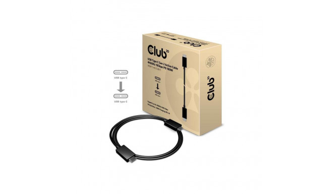 CABLE USB-C TO USB-C 1M/M/M CAC-1522 CLUB3D