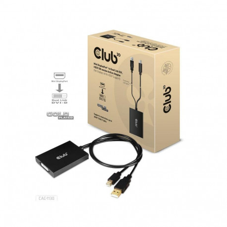 I/O ADAPTER MINI DP TO DVI-I/ACTIVE CAC-1130 CLUB3D