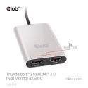 I/O ADAPTER THUNDERBOLT / HDMI/DUAL CSV-1574 CLUB3D