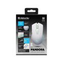 Wireless Mouse - Defender Pandora RF 3200 DPI 6 Buttons White