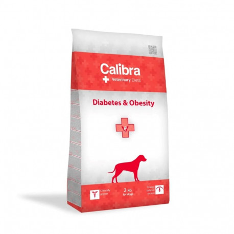 Dog Food - CALIBRA VD Diabetes & Obesity Dry Food 2kg Chicken 35% Protein