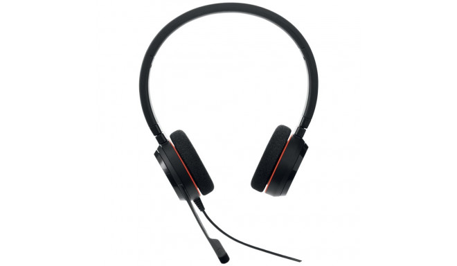 Headset - Jabra Evolve 20 Wired USB Type-C/Type-A Noise-Canceling Black