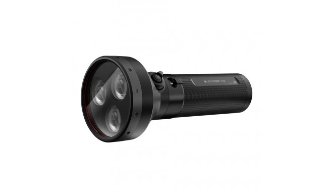 Hand Flashlight - Ledlenser P18R Rechargeable 600m Beam 45h Battery Life Black