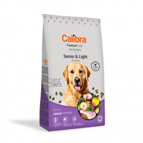 Dog Food - CALIBRA Premium Line Senior & Light Chicken 12kg