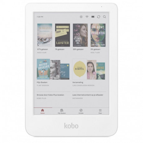 E-Book Reader Kobo Clara 16GB E-Ink Kaleido Touchscreen 15.2cm White