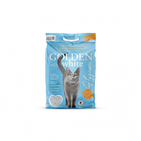 Cat Litter - Golden Grey GOLDEN White Hygienic 7kg Clumping Lavender Scent