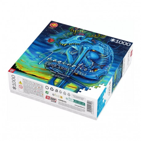 Puzzle - Good Loot Imagination Kamil Jakóbczak White Wolf 1000 pcs