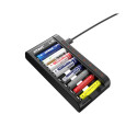Battery Charger - Smart AA/AAA 8 Slots NiMH/Li-Ion USB-C