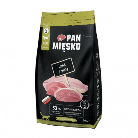 Cat Food - PAN MIĘSKO Turkey with Goose Dry Cat Food 1.6kg