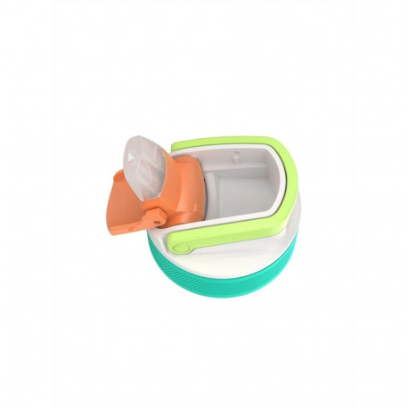 Water Bottle - KAMBUKKA Lagoon 400 ml Leakproof with Straw Disco Zoo