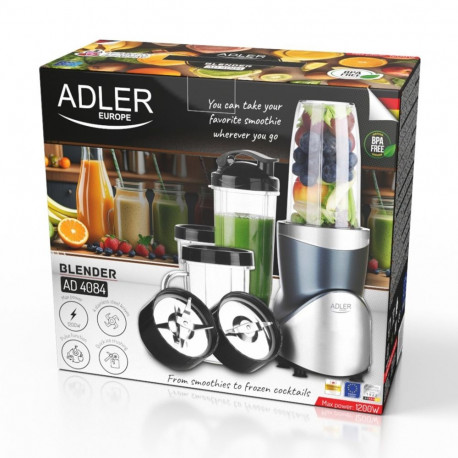Blender - ADLER AD 4084 1200W 0.7L Glass Bowl BPA-free