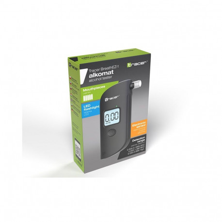 Breathalyzer - Tracer BreathEZ-1 Electrochemical Sensor 2-inch TFT Display Black