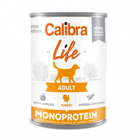 Dog Food - CALIBRA Dog Life Adult Turkey with Apples 400g Chicken-Free Gluten-Free