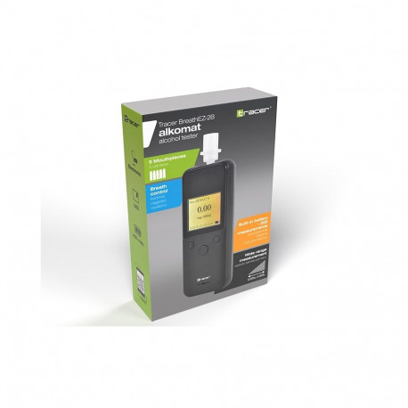 Breathalyzer - Tracer BreathEZ-2B Electrochemical 2" TFT Display Black
