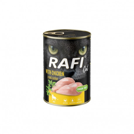 Cat Food - RAFI Cat Adult Wet with Chicken 400g Grain-Free Gluten-Free