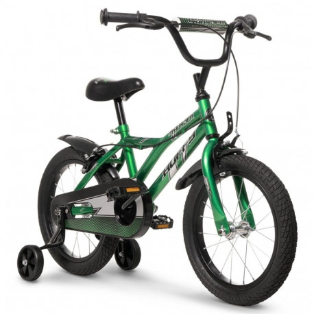 Children's Bicycle - HUFFY PRO THUNDER 16" Steel Hand Brake Green