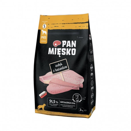 Dog Food - PAN MIĘSKO Turkey with Pheasant 30% Protein 3kg