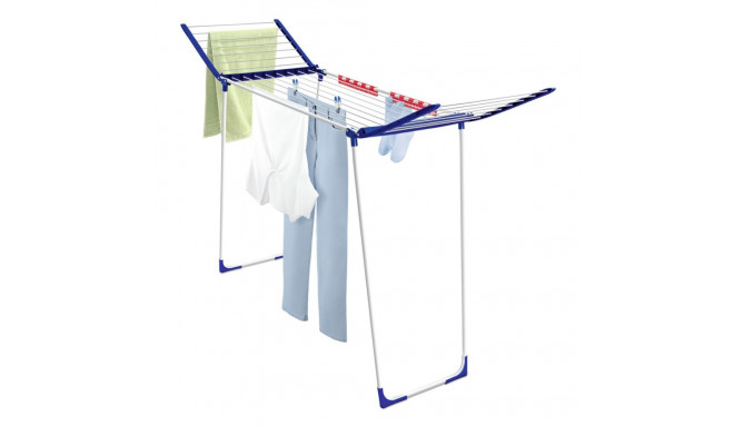 Floor-standing Rack - Leifheit 81650 18m Drying Space Height Adjustable 1080-1280mm Blue, White