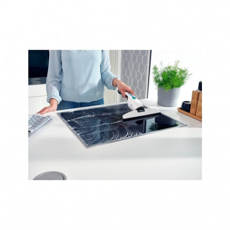 Window Cleaner - Leifheit NEMO Electric 28 cm, 130 m², 60 L, 45 min Black, Turquoise, White