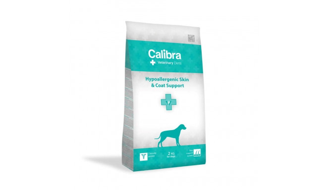 Dog Food - CALIBRA VD Hypoallergenic Skin&Coat Support 2kg Salmon 25% Protein
