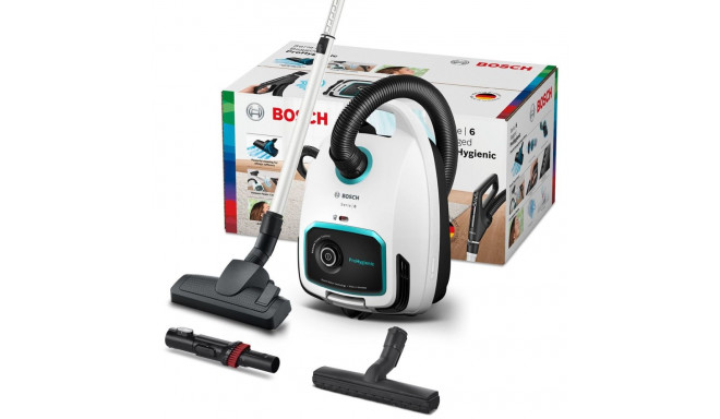 Vacuum Cleaner - Bosch Serie 6 BGL 6HYG1 600W Cylinder Dust Bag 12m Radius