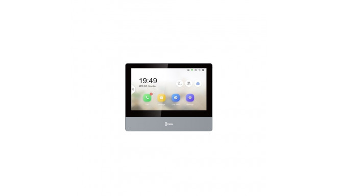 Video Intercom System - Hikvision DS-KH8350-TE1 7" Touchscreen PoE Black, Grey