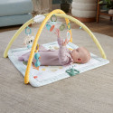 Baby Activity Mat - Fisher-Price Simply Senses Newborn Gym with 6 Sensory Toys