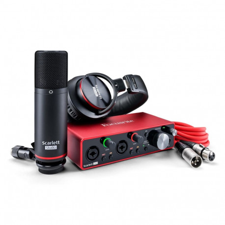 Audio Interface - Focusrite Scarlett 2i2 Studio 2x2 USB 192 kHz