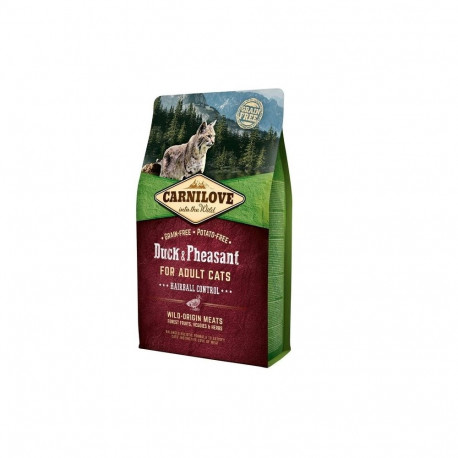 Cat Food - CARNILOVE Hairball Control Duck & Pheasant 2kg Dry