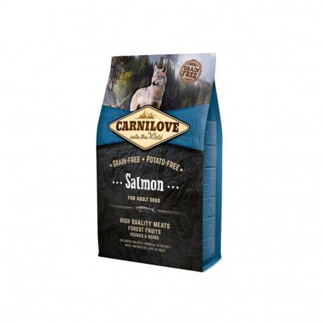 Dog Food - CARNILOVE Salmon Dry Dog Food 4kg 33% Protein Gluten-Free