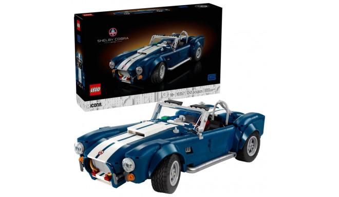 LEGO Set - LEGO ICONS 10357 Shelby Cobra 427 S/C 1241 Pieces 300x140x90 mm