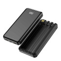 Forever power bank TB-411 ALLin1 10000 mAh with cables USB-C + Lightning + microUSB black Forever power bank TB-411 ALLin1 10000 mAh with cables USB-C + Lightning + microUSB black