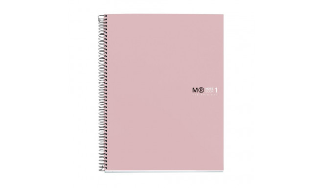 Kaustik A4 80l 5x5 ruut spiraal 4-ne augustus, kartong kaaned CALM SAND Miquelrius