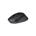 Logitech B330 Silent Plus Wireless Mouse, RF Wireless, 1000 DPI, Black