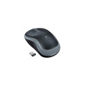 Logitech M185 Wireless Mouse, RF Wireless, 1000 DPI, Black/Grey