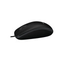 Logitech B100 Wired Mouse, USB Type-A, Optical, 1000 DPI, Black