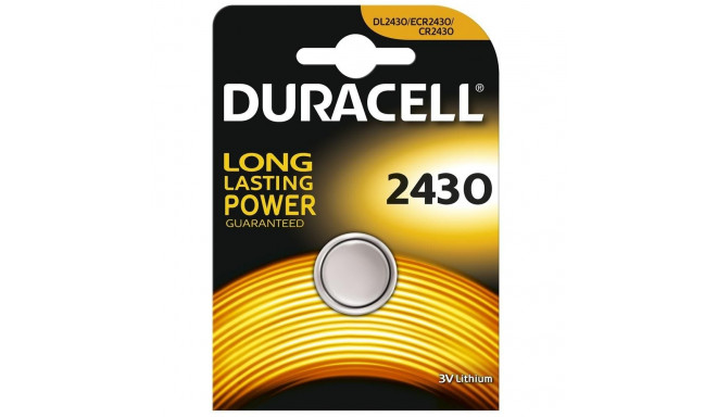 Duracell CR2430 Lithium 3V Tablet Battery