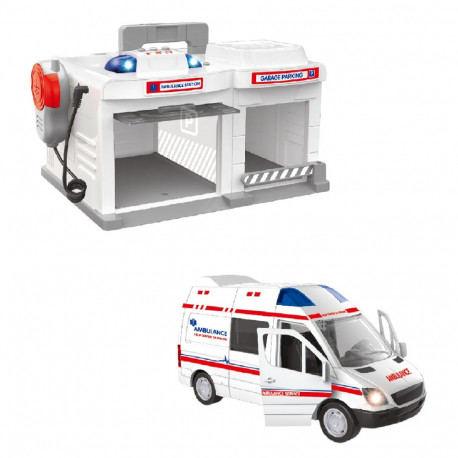 Kiirabi mängukomplekt heli ja valgusega