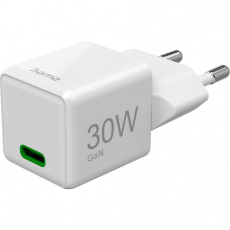 Hama Mini USB-C Super Charger 30W PD White