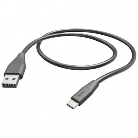 Hama Charging Cable USB-A to USB-C 1.5m Black