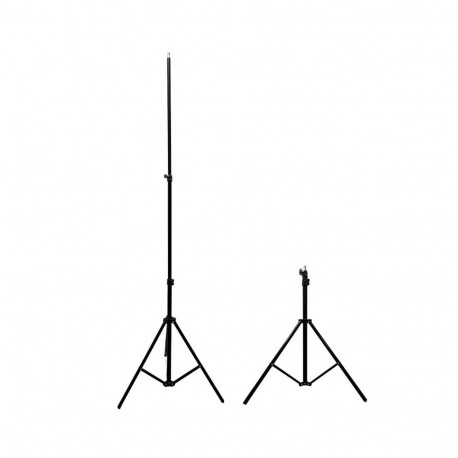 Elight 16M Premium Stable Metal Tripod Stand 1.6m max 1/4 screw Led Ring / Camera fix Black