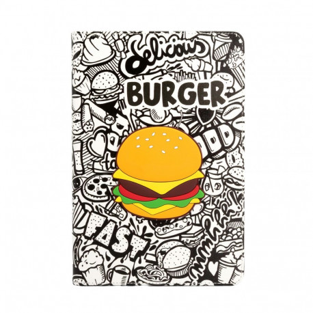 iLike Galaxy Tab A9 Plus 11 Tablet Case Design SM-X210/SM-X215/SM-X216 Burger