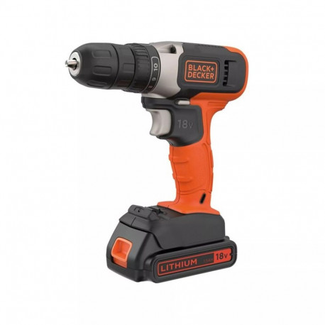 Black & Decker | Cordless Drill Driver | BCD001C2-QW | 18 V | 2x1.5 Ah | Lithium