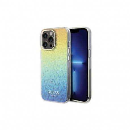 Guess Guess IML Faceted Mirror Disco Iridescent case for iPhone 15 Pro Max - multicolored