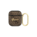Guess Guess GUA24GSMW AirPods cover brown / brown 4G Script Metal Collection