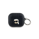 Karl Lagerfeld Karl Lagerfeld Monogram Karl Head case for AirPods 3 - black