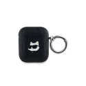 Karl Lagerfeld Karl Lagerfeld Monogram Choupette Head case for AirPods 1 / 2 - black