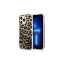 Guess Guess GUHCP13LHSLEOW iPhone 13 Pro / 13 6.1" brown/brown hardcase Leopard